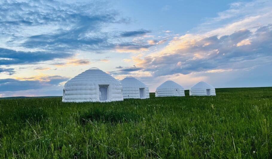 充氣膜結(jié)構(gòu)蒙古包，內(nèi)蒙古